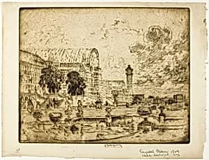 The Crystal Palace by Joseph Pennell