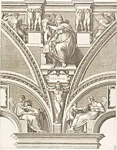 The Delphic Sibyl by Giorgio Ghisi