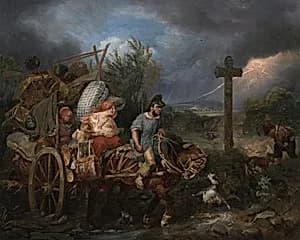 The Diligence by Nicolas Toussaint Charlet
