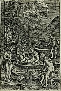 The Dream of Paris by Albrecht Altdorfer