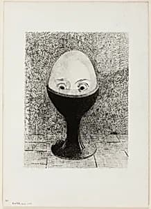 The Egg by Odilon Redon