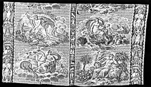 The Elements (Furnishing Fabric) by Bonaventure M. Lebert