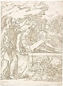 The Entombment by Parmigianino