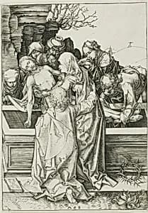 The Entombment by Martin Schongauer