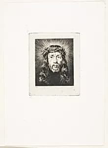 The Face of Christ by Charles Meryon