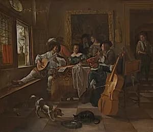 The Family Concert by Jan Steen