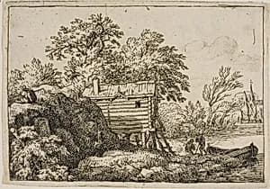 The Fisherman's Boat by Allaert van Everdingen