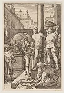 The Flagellation, from The Passion by Hendrick Goltzius