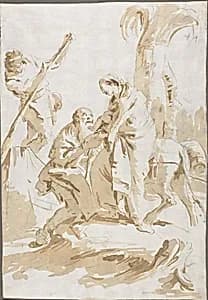 The Flight Into Egypt by Giovanni Battista Tiepolo