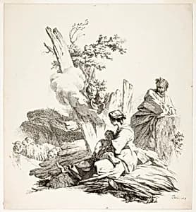 The Flight into Egypt by Jean Baptiste Marie Pierre