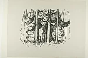 The Forest by Edvard Munch