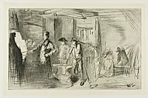 The Forge by James McNeill Whistler