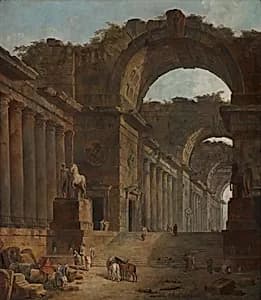 The Fountains by Hubert Robert