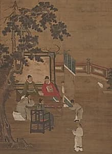 The Four Accomplishments: Painting by Unknown