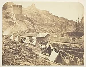 The Genoese Castle, Balaklava by Roger Fenton
