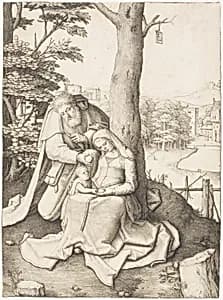 The Holy Family by Lucas van Leyden