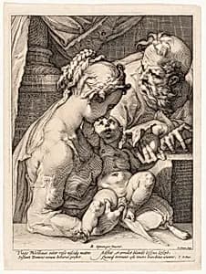 The Holy Family by Hendrick Goltzius