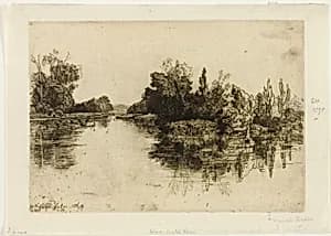 The Island, Boyles's Farm by Francis Seymour Haden
