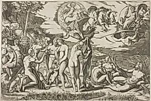 The Judgment of Paris by Marcantonio Raimondi