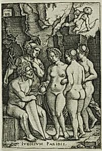 The Judgment of Paris by Hans Sebald Beham
