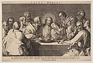The Last Supper by Jan Sadeler, I