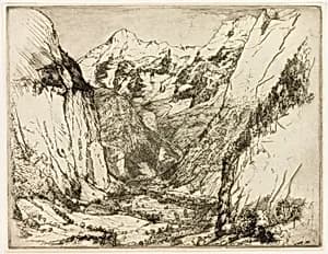 The Lauterbrunnen by Donald Shaw MacLaughlan