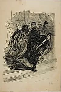 The Lawyer Pursued by Jean Louis Forain