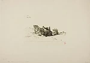 The Little Houses, Kercassier by Charles Émile Jacque