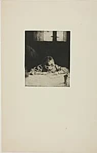 The Little Student by Julian Alden Weir