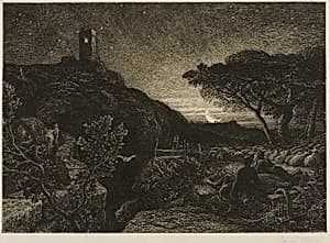The Lonely Tower by Samuel Palmer