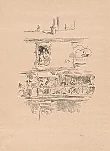 The Long Balcony by James McNeill Whistler