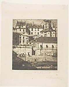 The Mortuary, Paris by Charles Meryon