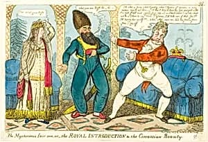 The Mysterious Fair One by Isaac Robert Cruikshank