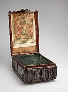 The Nativity, in Coffer by Master of the Unicorn Hunt