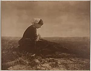 The Net Mender by Alfred Stieglitz