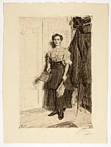 The New Maid by Anders Zorn
