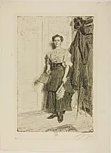 The New Maid by Anders Zorn