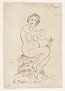 The Nymph of Capri by Pier Leone Ghezzi