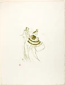 The Old Gentlemen by Henri de Toulouse-Lautrec