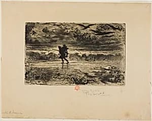 The Painter of Seascapes by Félix Hilaire Buhot