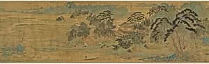 The Peach Blossom Spring 桃花源圖 by Qiu Ying