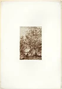 The Philosophers' Retreat by Jean Baptiste Camille Corot