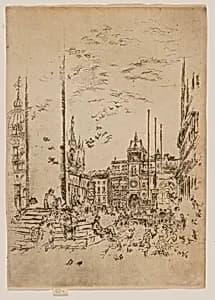 The Piazzetta by James McNeill Whistler