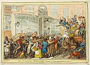 The Piccadilly Nuisance! by George Cruikshank