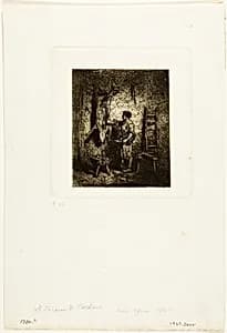 The Pig-Butcher by Charles Émile Jacque
