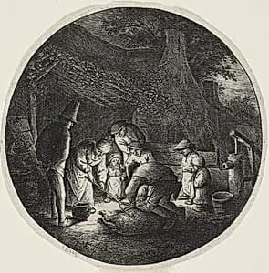 The Pigkillers by Adriaen van Ostade