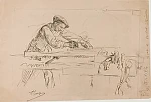The Planer by Louis Pierre Henriquel-Dupont