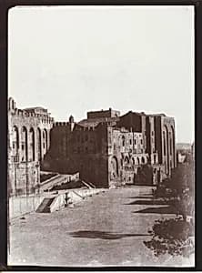 The Pope's Palace, Avignon by Charles Nègre