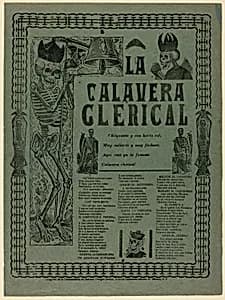 The Priestly Calavera by José Guadalupe Posada