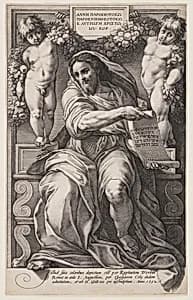 The Prophet Isaiah by Hendrick Goltzius